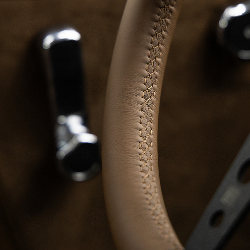 Thanos Designs Giulia Steering Wheel Detail