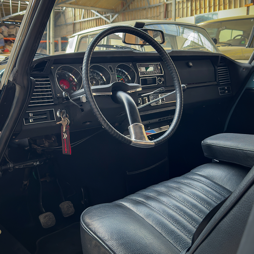 Thanos Designs Citroen DS Classic Steering Wheel Close Up