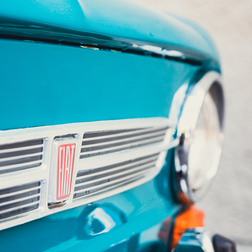 Fiat Abarth 850 Classic Outside Front View