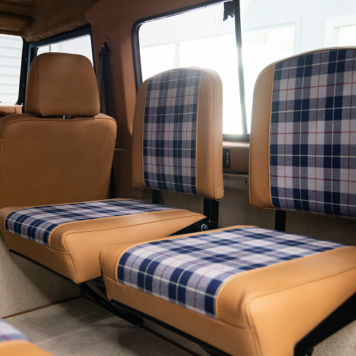 Thanos Designs Land Rover Defender Back Seat Close Up