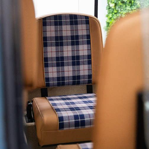 Thanos Designs Land Rover Defender Back Seat Close Up