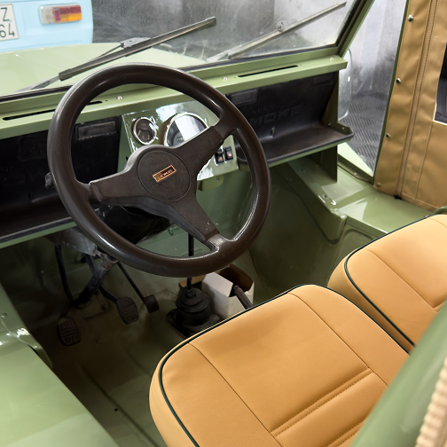 Thanos Designs Mini Moke Steering Wheel And Seat