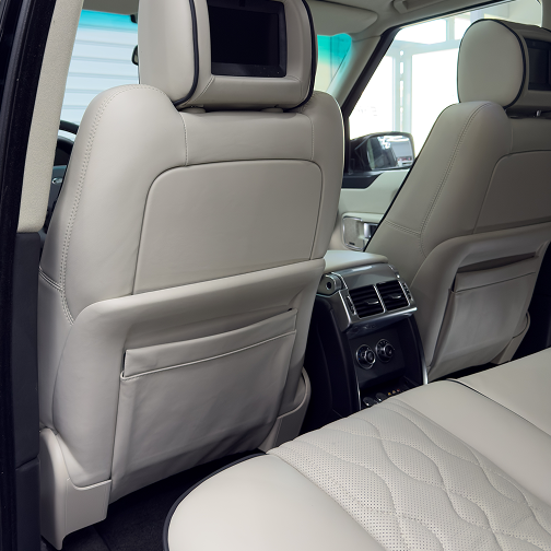 Thanos Designs Range Rover Back Seat Close Up