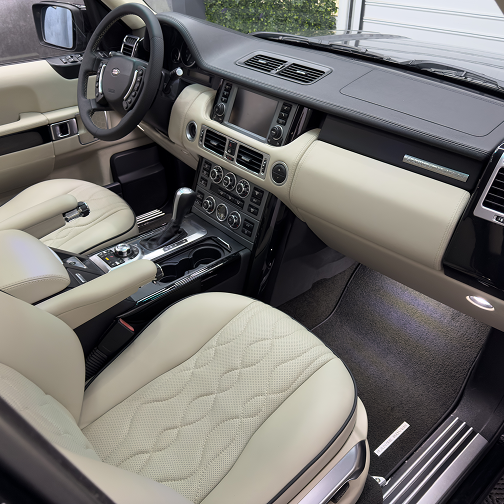 Thanos Designs Range Rover Seat Close Up