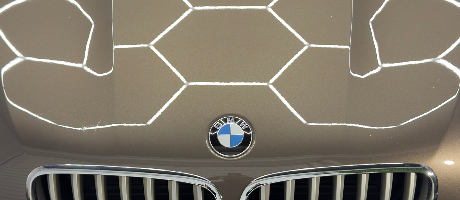Thanos Designs BMW Hood Logo Detail