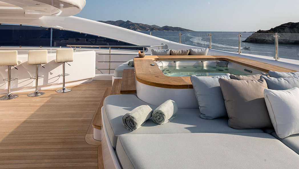 Thanos Designs Yacht Outside Sofa Pool