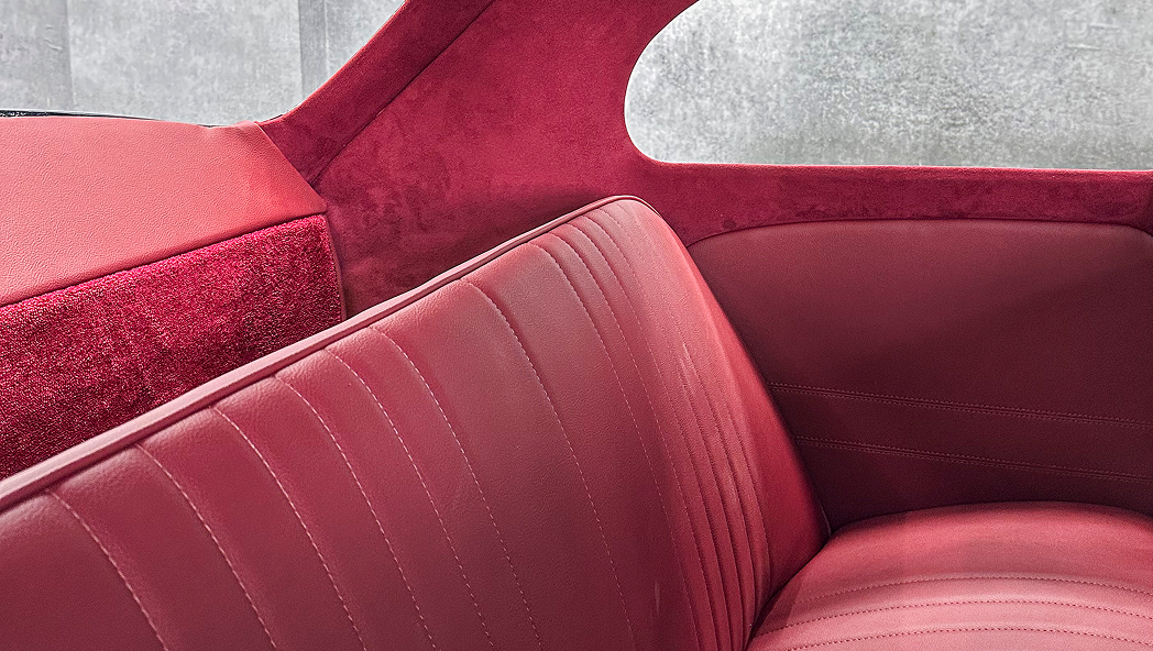 Thanos Designs VW Beetle Back Seat Close Up