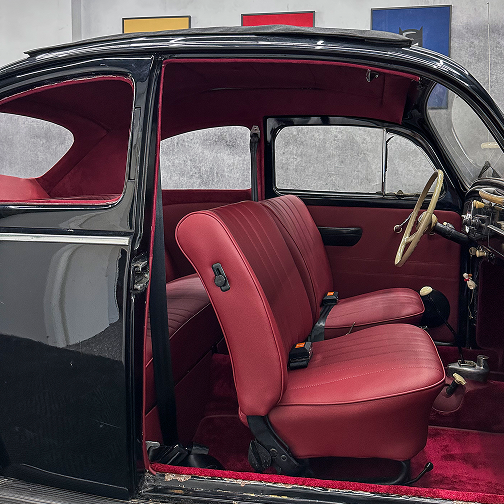 Thanos Designs VW Beetle Front Seat Close Up