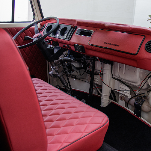 Thanos Designs VW T2 Seat Close Up