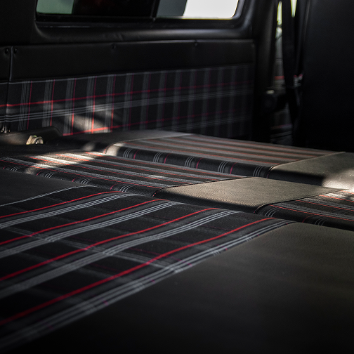 Thanos Designs VW T3 Syncro Back Seat Open Detail