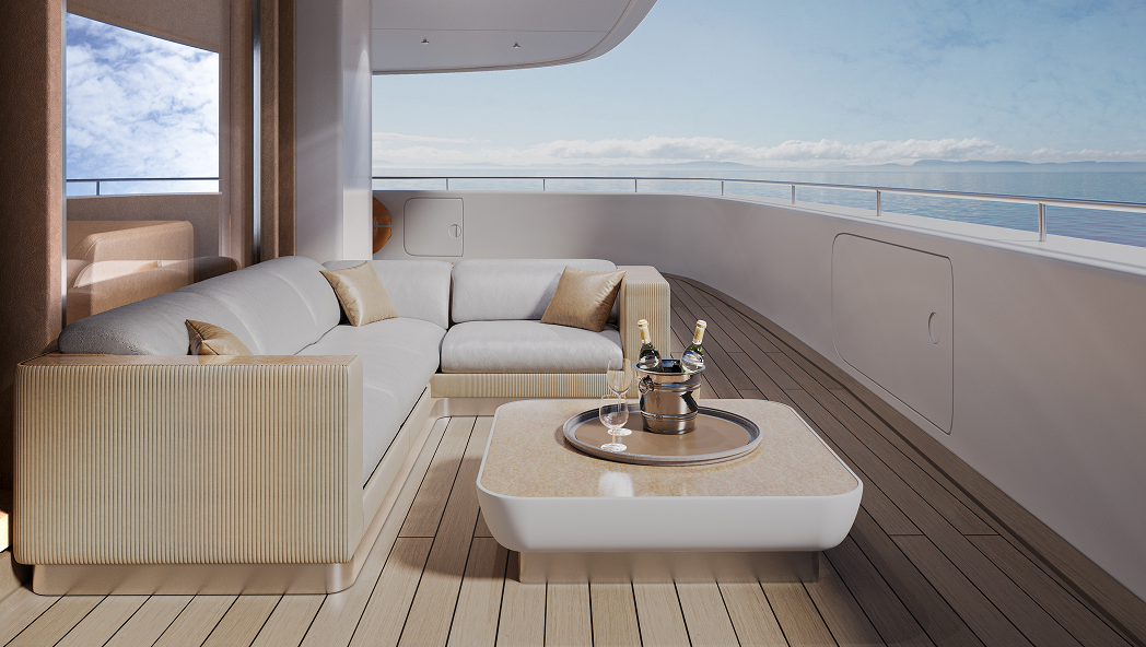 Thanos Designs Private Yacht Outside General View